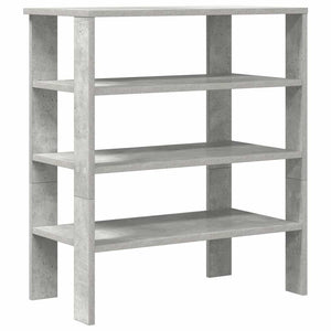 Betongraues Schuhregal 61x32x70 cm