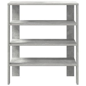 Betongraues Schuhregal 61x32x70 cm