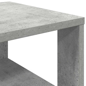 Betongraues Schuhregal 61x32x70 cm