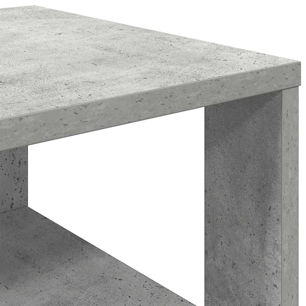 Betongraues Schuhregal 61x32x70 cm
