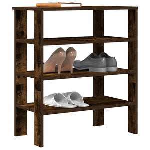 Schuhregal Räuchereiche 61x70 cm