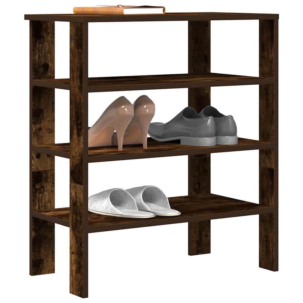 Schuhregal Räuchereiche 61x70 cm