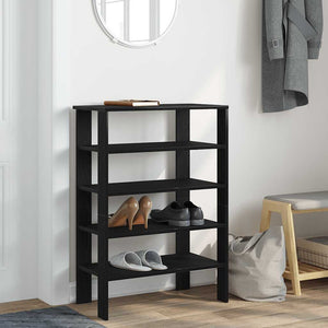 Schuhregal Schwarz Holzwerkstoff 61 cm