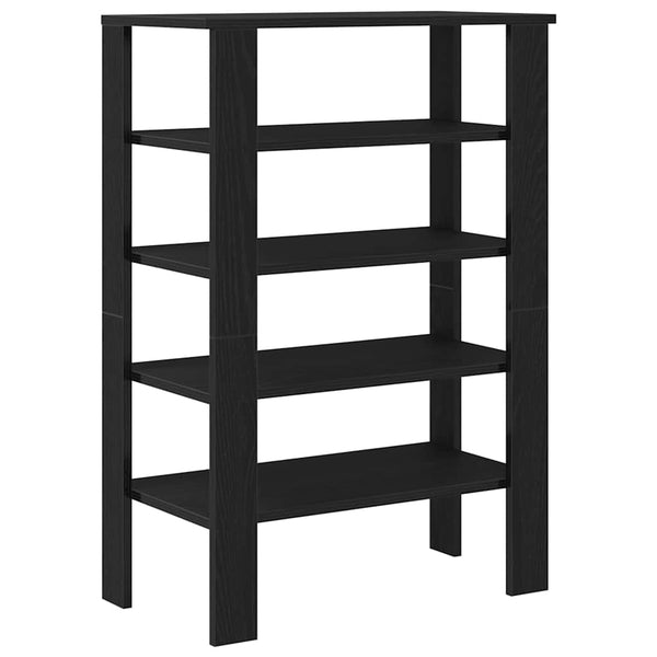 Schuhregal Schwarz Holzwerkstoff 61 cm