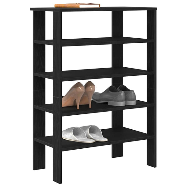 Schuhregal Schwarz Holzwerkstoff 61 cm