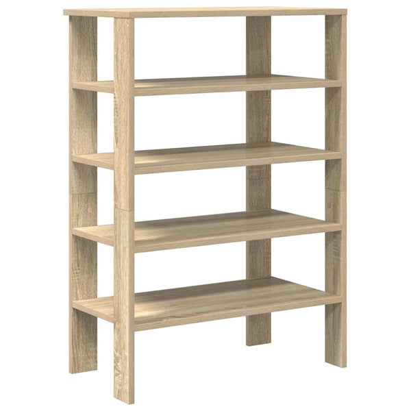 vidaXL Meuble à chaussures chêne Sonoma 61x32x87,5 cm Bois d'ingénierie