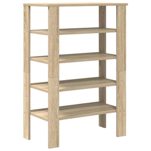 vidaXL Meuble à chaussures chêne Sonoma 61x32x87,5 cm Bois d'ingénierie