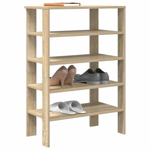 vidaXL Meuble à chaussures chêne Sonoma 61x32x87,5 cm Bois d'ingénierie