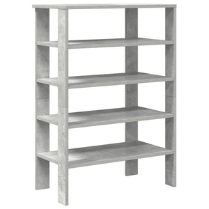 Betongraues Schuhregal, 61 cm