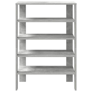 Betongraues Schuhregal, 61 cm