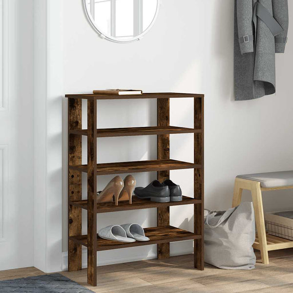 Schuhregal Räuchereiche Holz