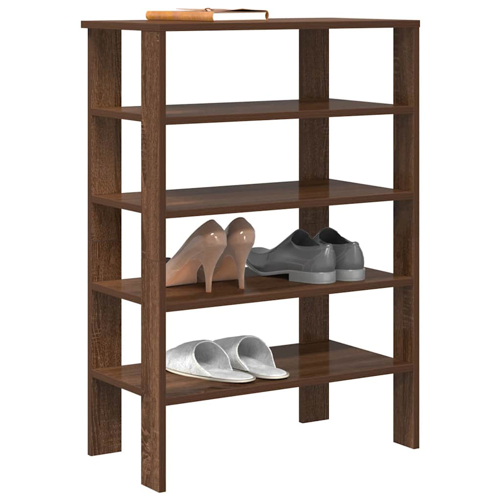 Schuhregal Braun Eichen-Optik