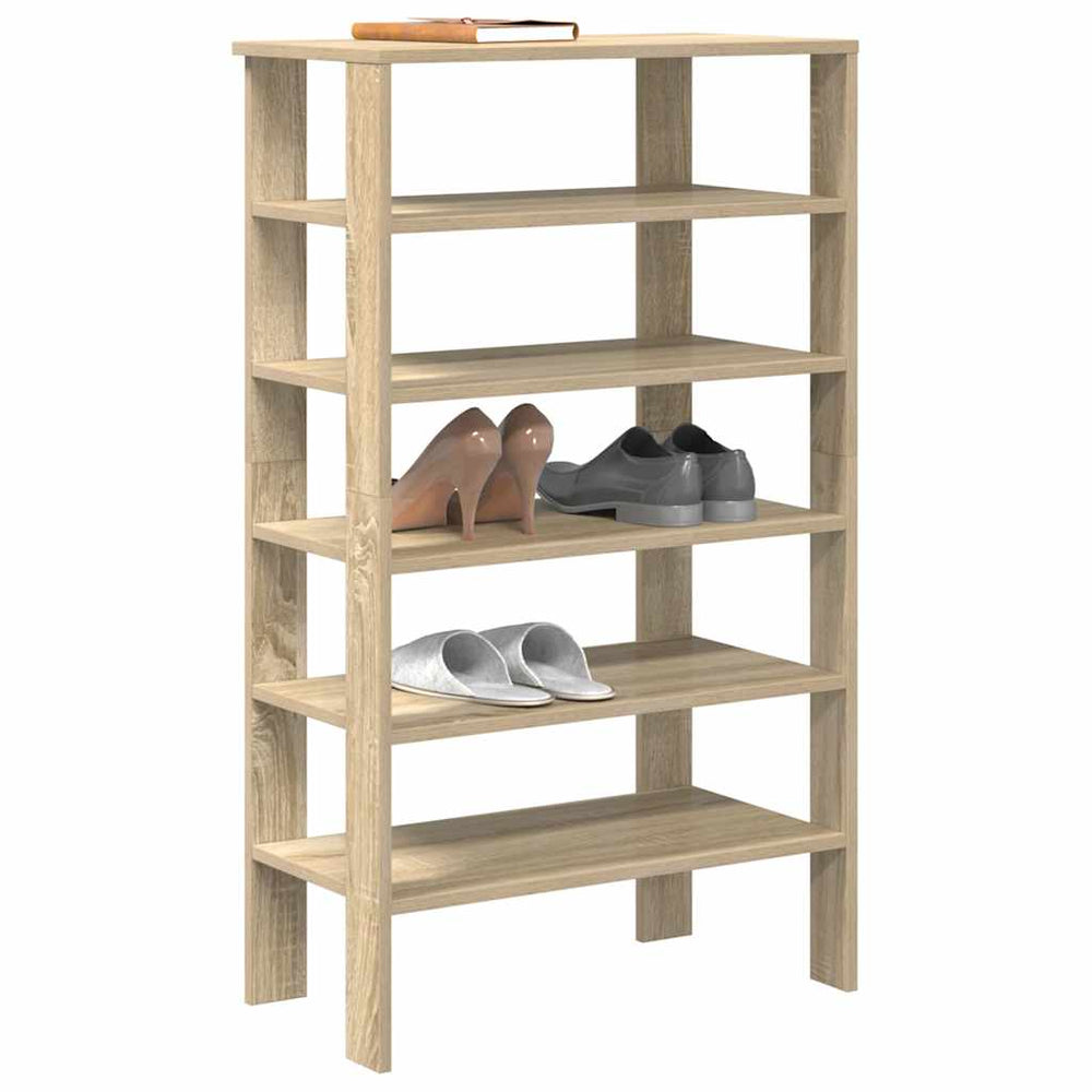 Schuhregal Sonoma Eiche 61x32x105 cm