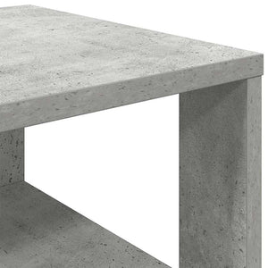 vidaXL Meuble à chaussures gris béton 61x32x105 cm Bois d'ingénierie