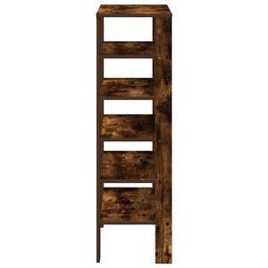 vidaXL Meuble à chaussures chêne fumé 61x32x105 cm bois d'ingénierie