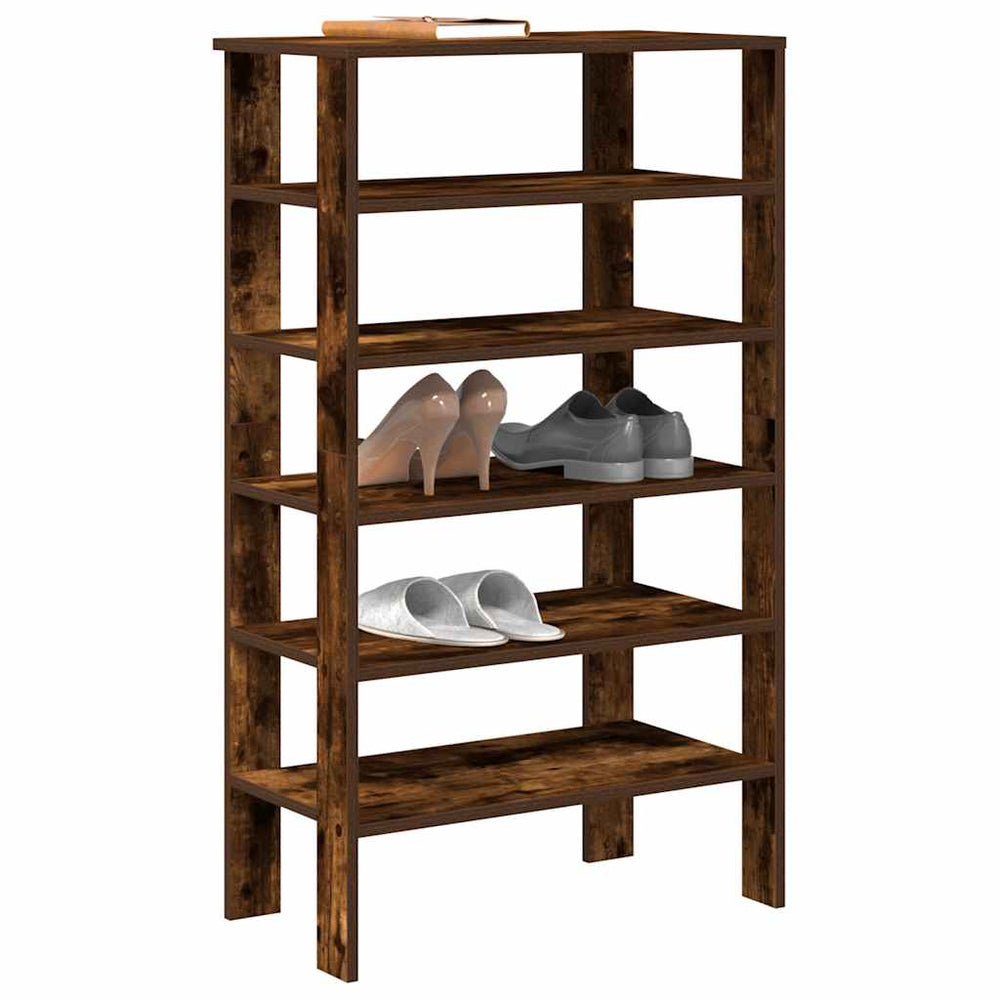 Schuhregal Räuchereiche Holzwerkstoff