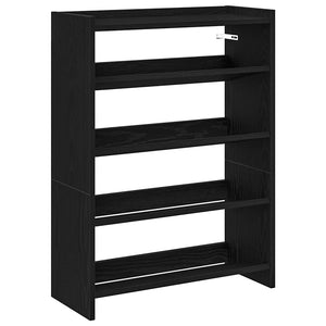 Schuhregal Schwarz 60x25x81 cm