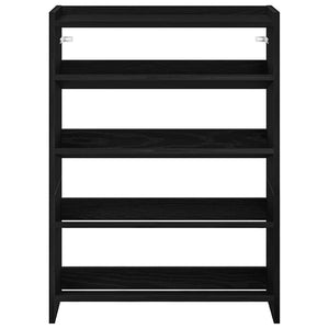 Schuhregal Schwarz 60x25x81 cm
