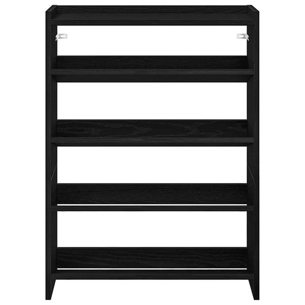 Schuhregal Schwarz 60x25x81 cm