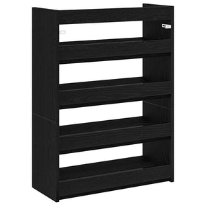 Schuhregal Schwarz 60x25x81 cm