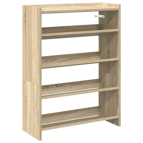 Schuhregal Sonoma Eiche 60x25x81 cm