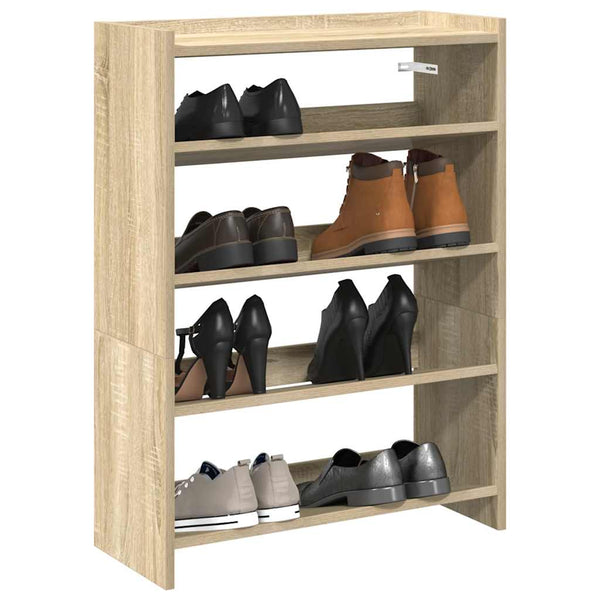 Schuhregal Sonoma Eiche 60x25x81 cm