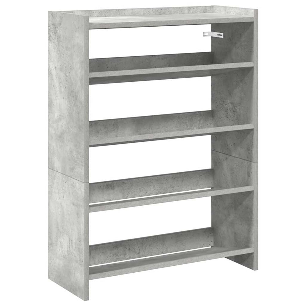 Schuhregal Betongrau 60x81 cm