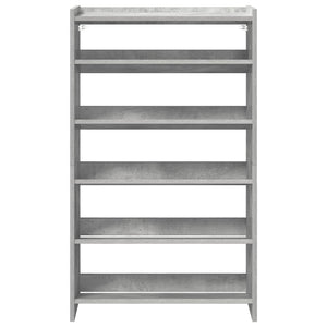 Schuhregal Betongrau 60x81 cm