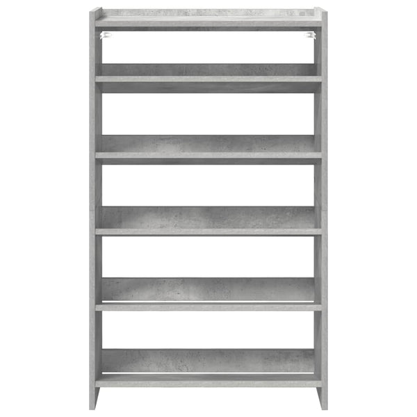 Schuhregal Betongrau 60x81 cm
