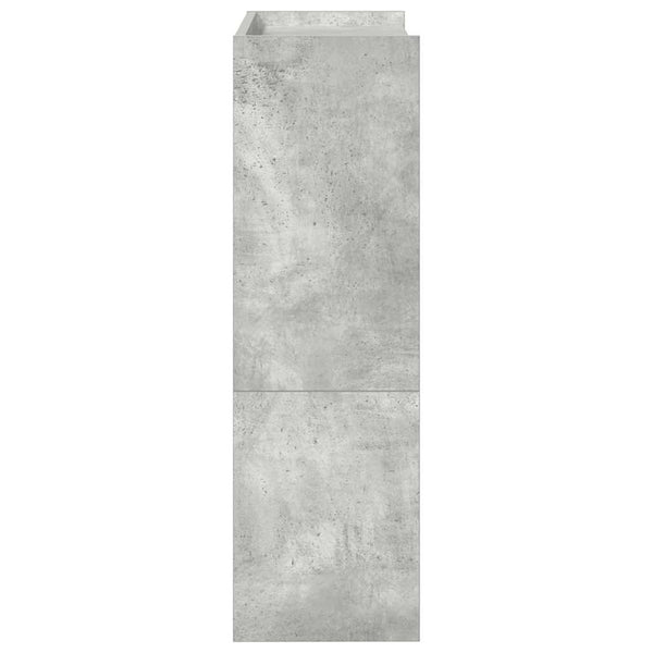 Schuhregal Betongrau 60x81 cm