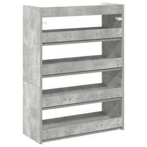 Schuhregal Betongrau 60x81 cm