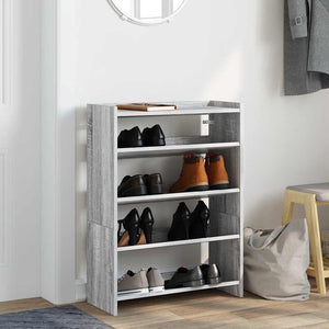 Schuhregal Grau Sonoma 60 cm