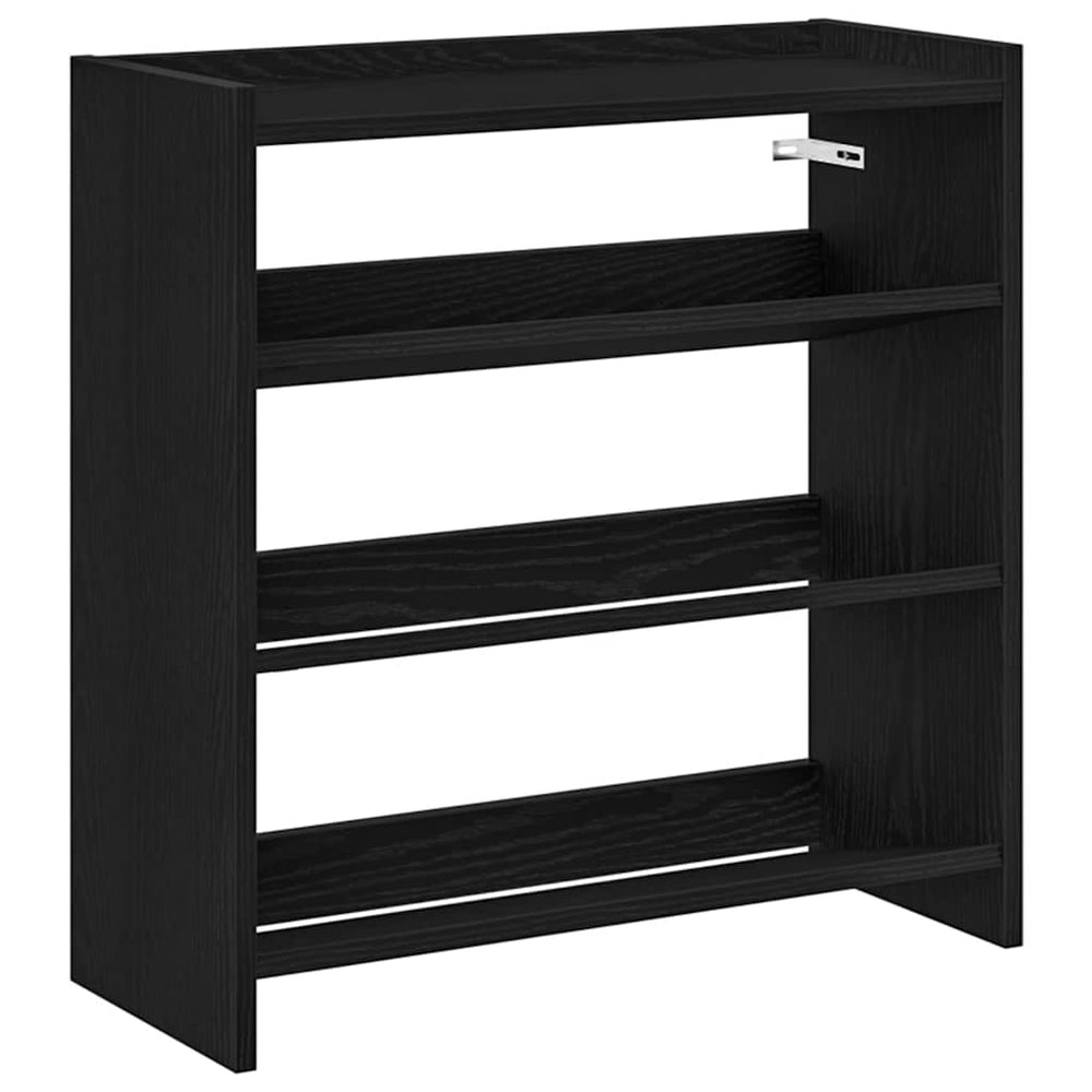 Schuhregal Schwarz 60x25x62 cm