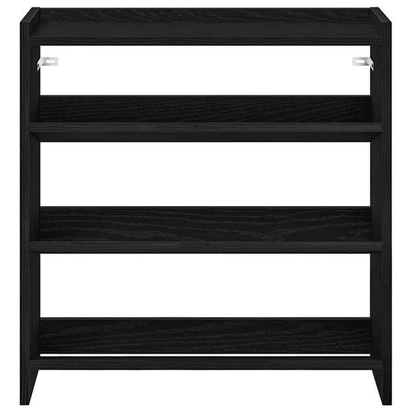 Schuhregal Schwarz 60x25x62 cm