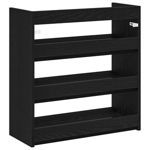 Schuhregal Schwarz 60x25x62 cm