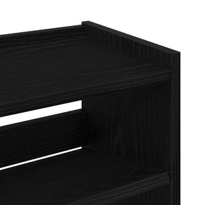 Schuhregal Schwarz 60x25x62 cm