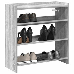 Schuhregal Grau Sonoma 60 cm