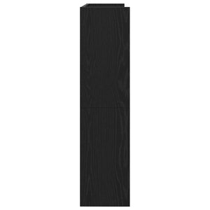 Schuhregal Schwarz 80x25x100 cm