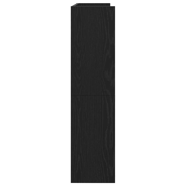 Schuhregal Schwarz 80x25x100 cm