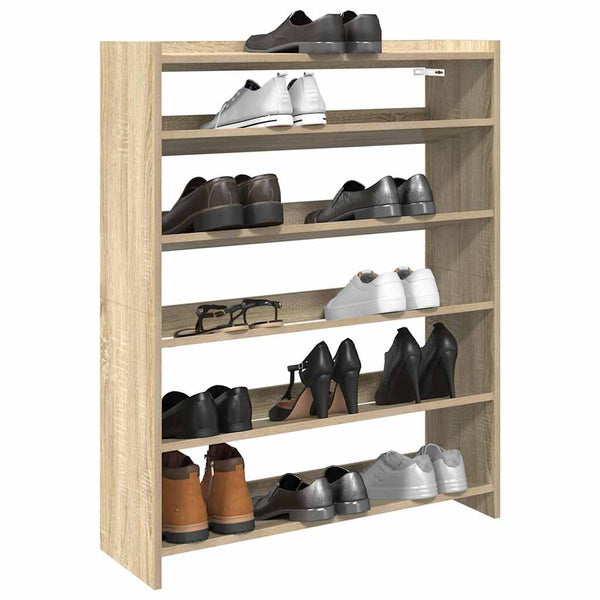 Schuhregal Sonoma Eiche 80x25x100 cm