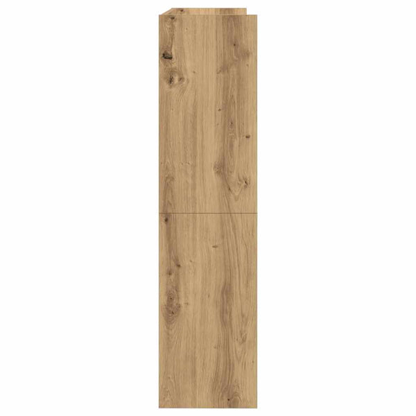 Schuhregal Artisan-Eiche 80x25x100 cm