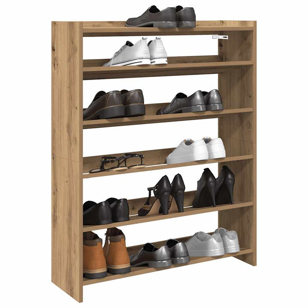 Schuhregal Artisan-Eiche 80x25x100 cm