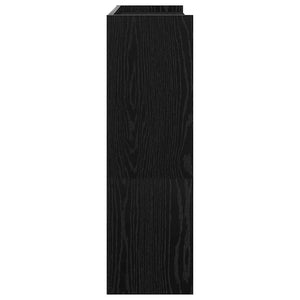 Schuhregal Schwarz 80cm Holz
