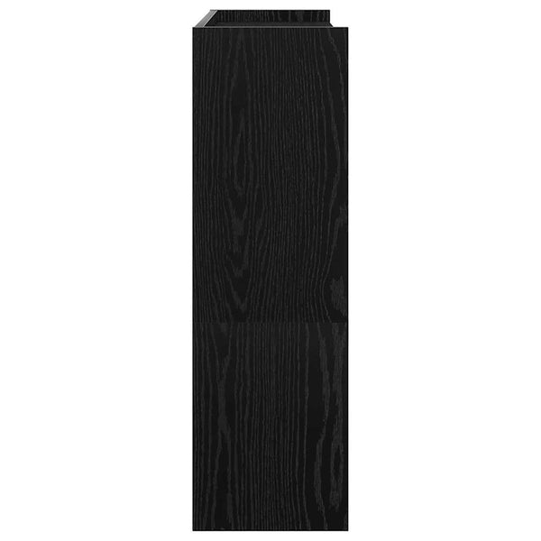 Schuhregal Schwarz 80cm Holz