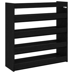 Schuhregal Schwarz 80cm Holz