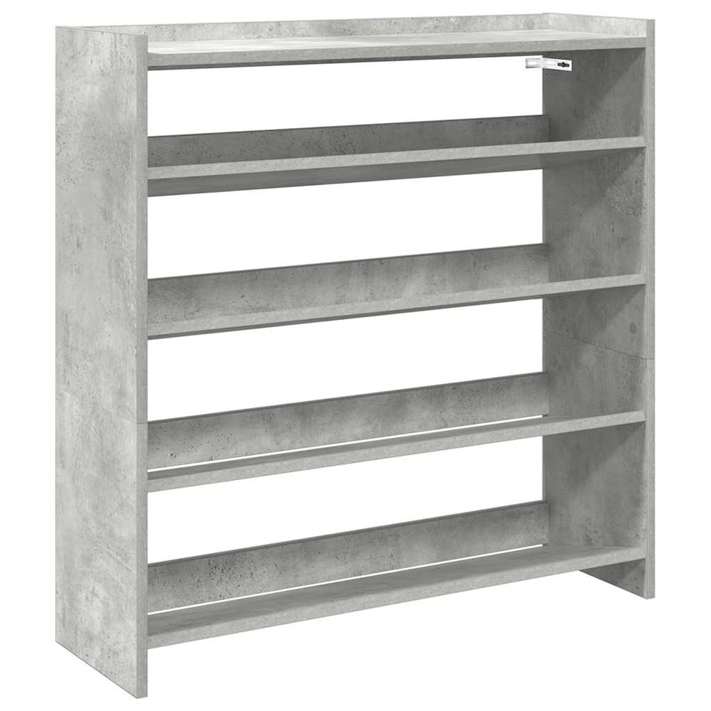 Schuhregal Betongrau 80x81 cm