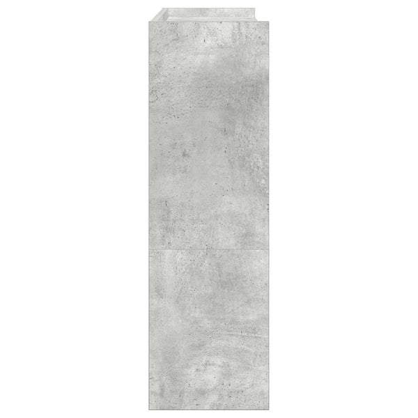 Schuhregal Betongrau 80x81 cm