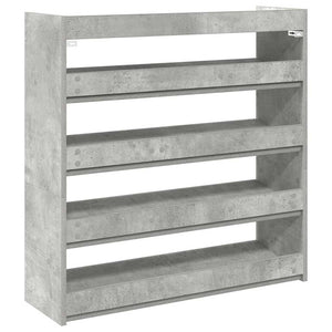 Schuhregal Betongrau 80x81 cm