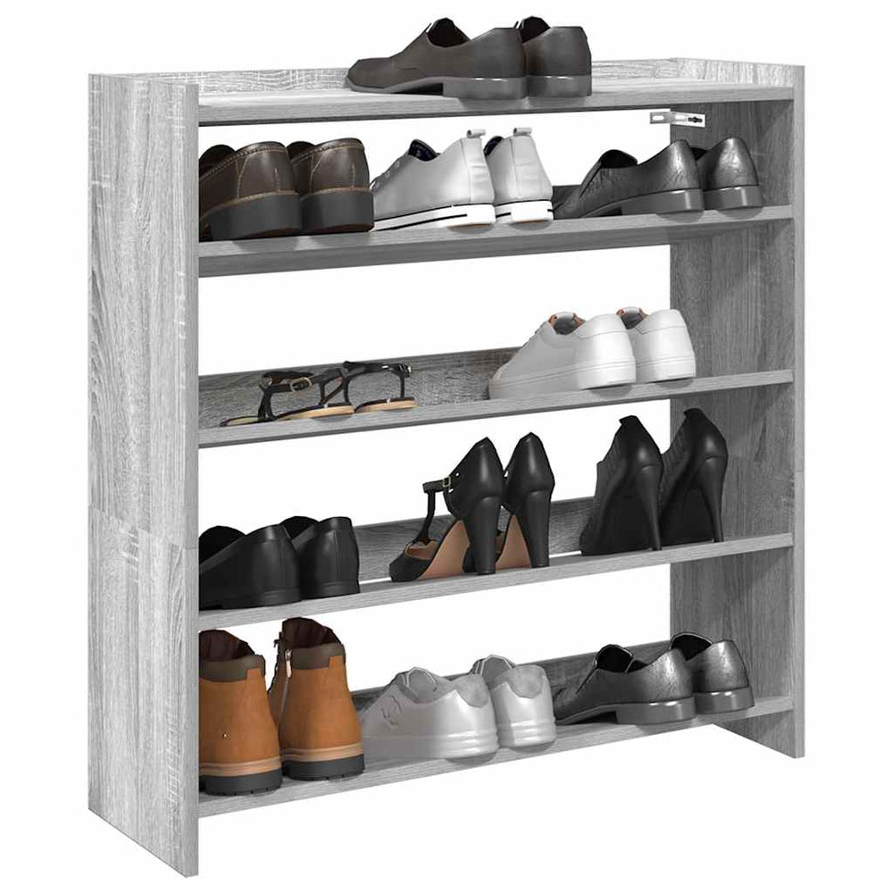 Schuhregal Grau Sonoma 80x81 cm