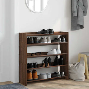 Schuhregal Braun Eichen-Optik